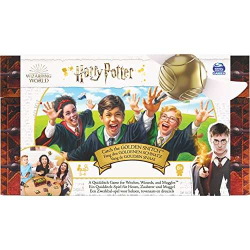 [PRIME] Harry Potter - Fang den Goldenen Schnatz (Action-Kartenspiel) für 3-4 Spieler ab 8 Jahren | Spin Master Games