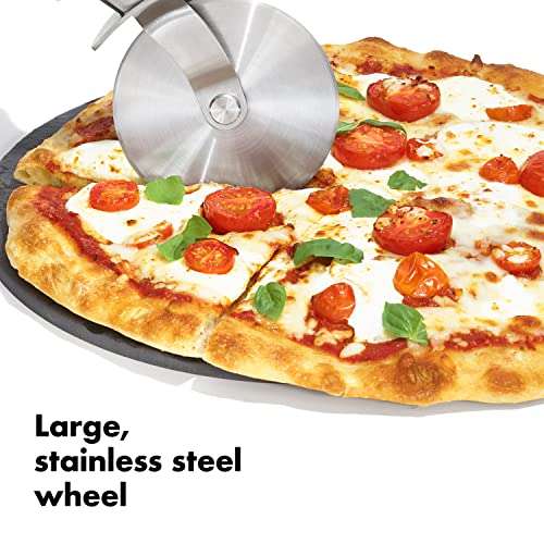 OXO Steel Pizza Wheel, Edelstahl Pizzaschneider (Prime)