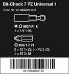 Wera Bit-Check 7 PZ Universal 1, 7-teilig für 8,50€ (Prime)