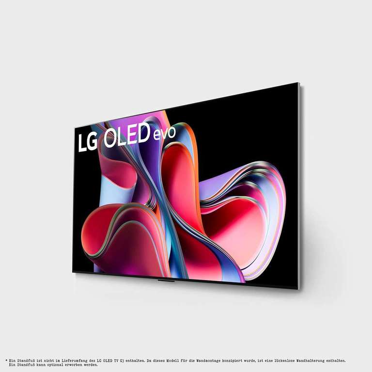 77 Zoll LG 4K OLED evo TV G3 - OLED77G39LA (15% CB/Unidays)