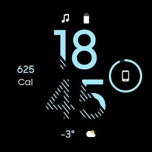 [google play store] "Awf Fit OLED" | gratis Watch Face (Wear OS)