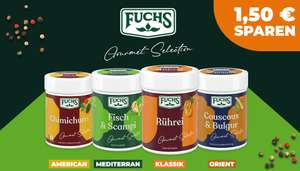 scondoo: 1,50€ Cashback auf alle Fuchs Gourmet Selection Gewürze!