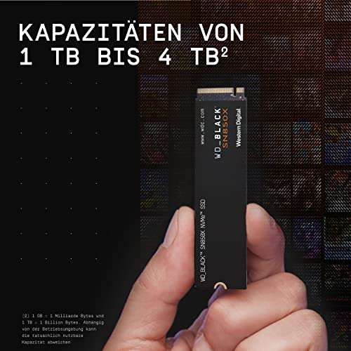WD BLACK SN850X 4TB M.2 Gen4 NVMe SSD