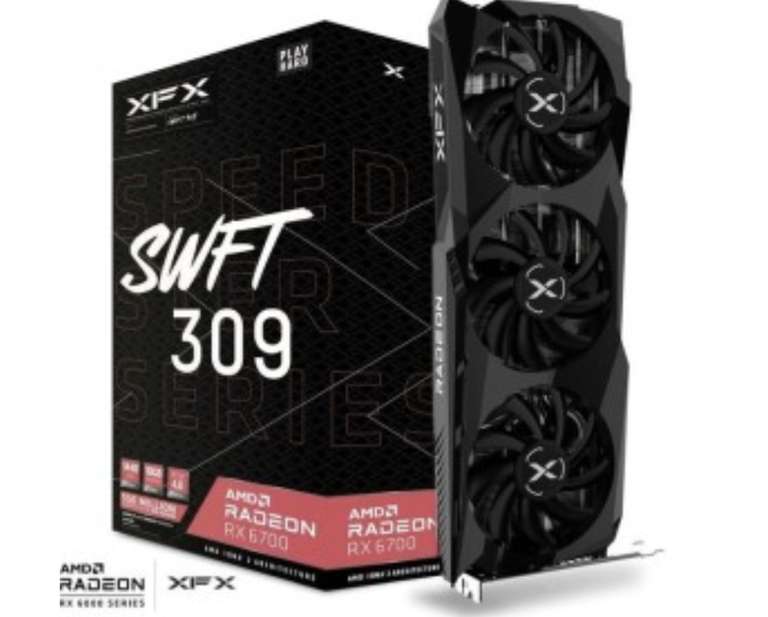 XFX Speedster SWFT 309 Radeon RX 6700 Core Gaming, 10GB GDDR6