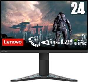 Lenovo G24-27 | 23,8" Full HD IPS Gaming Monitor (350cd/m²) | 144Hz | 350 nits | 1ms | HDMI | DP | FreeSync