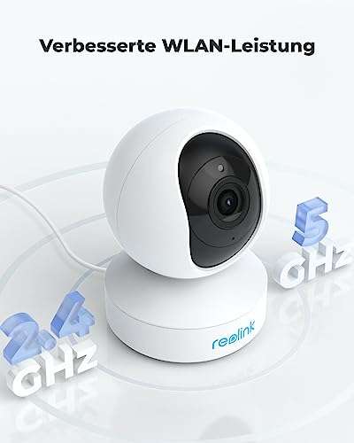 Reolink 5MP PTZ WLAN Überwachungskamera Innen, 2,4/5 GHz WiFi Baby Monitor mit Mensch/Haustiererkennung