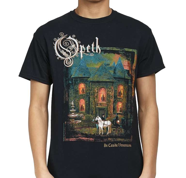 [hhv] Opeth 'In Cauda Venenum' Band-T-Shirt (Gr. M - 2XL) | mit kleinem Rücken-Logo | Merchandise