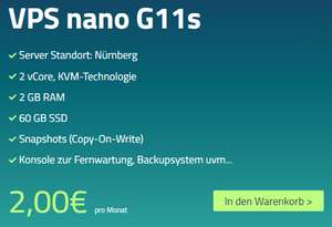 VPS nano G11s 24€/Jahr