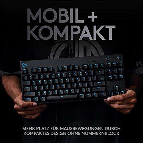 [AMAZON WAREHOUSE] Logitech G Pro TKL Clicky Blue Switches Zustand:Sehr Gut NP 91,99€