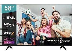 Hisense 58A6GG 146cm (58 Zoll) Fernseher, 4K UHD, Smart TV, HDR, Dolby Vision
