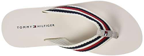 Tommy Hilfiger Damen Flip Flops, Gr. 36 - 42, Feather White (Prime)