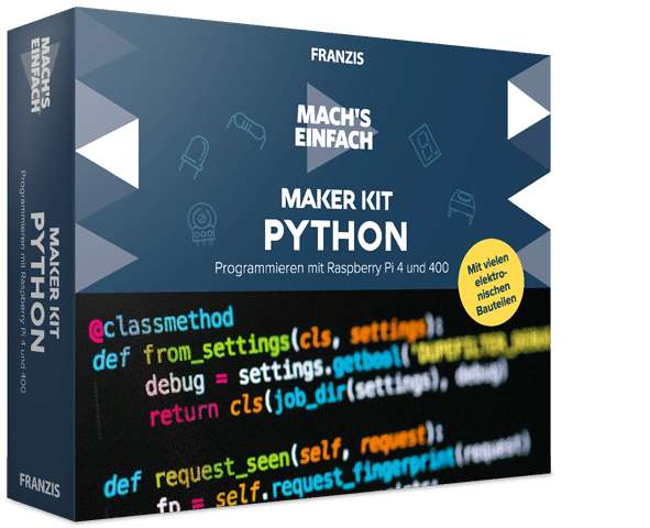 Franzis Pi Day Angebote | z.B. Maker Kit Python - 39,95€ / Maker Kit für Raspberry Pi 4 - 17,95€ / Adventskalender für Raspberry Pi - 15€