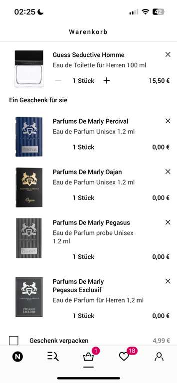 Notino - Parfums De Marly Proben