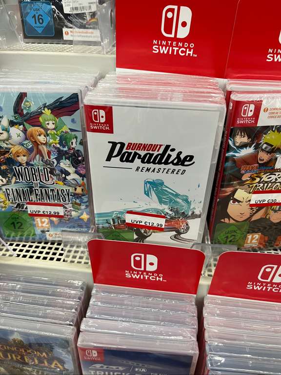 (LOKAL Media Markt Saarlouis) Nintendo Z.b Burnout Paradise