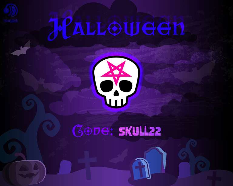 Teamspeak Badge Halloween 2022 "Skull"