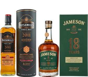 Whisky-Übersicht 245: z.B. Bushmills 2011/2021 Sauternes Cask Finish für 83,90€, Jameson 18 Jahre Irish Whiskey für 84,90€ inkl. Versand