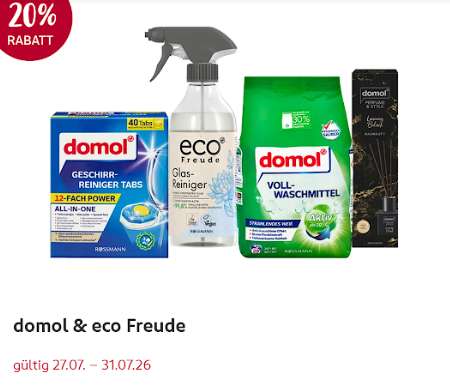 Eco Freude bei Rossmann: 20% Rabatt auf alle Eco Freude Produkte – jetzt bei ROSSMANN