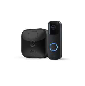 [Amazon] Blink Outdoor Kamera + Blink Video Doorbell im Bundle für 55,99 € | HD-Video | Bewegungserfassung | funktioniert mit Alexa