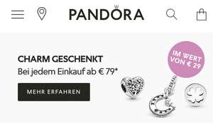 Pandora - ab 79€ Einkaufswert gratis Charm im Wert 29€ erhalten