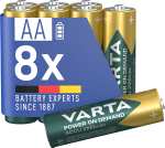 [ Amazon Prime Sparabo ] VARTA Batterien AA, wiederaufladbar, 8 Stück, Akku 2100 mAh Ni-Mh [Exklusiv bei Amazon]