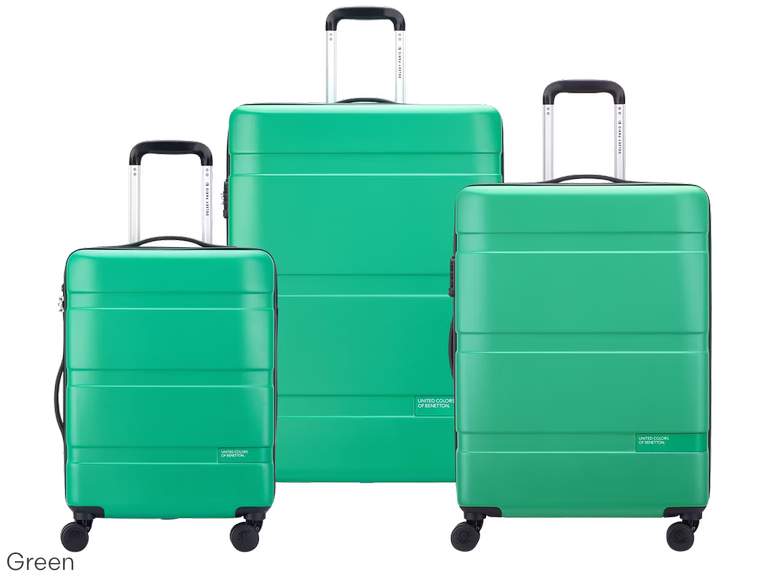 Delsey Paris x Benetton Now Hardside Koffer-Set 3tlg, 76/66/55 cm