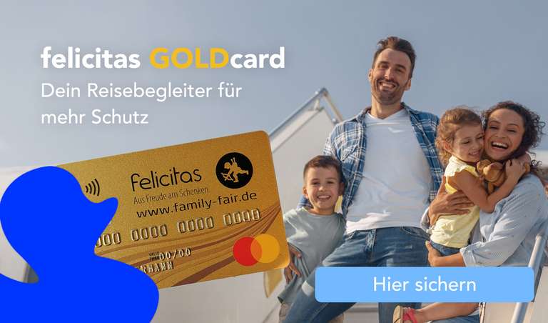 15€ geschenkt bei Ersteinsatz felicitas family-fair Mastercard GOLD