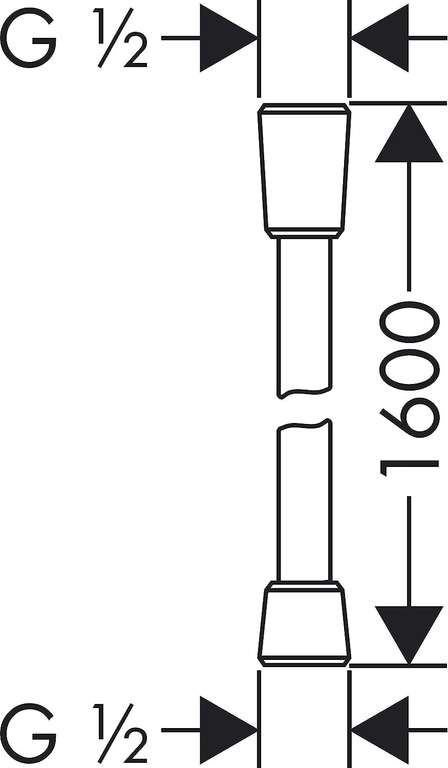 hansgrohe Isiflex - universal Duschschlauch 1,60 m, mit Verdrehschutz 16,99€/ 1,25 m 14,99€// Crometta - Duschkopf 15,99€ (Prime)