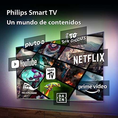 Philips 55PUS8118/12, LED-Fernseher (55 Zoll), dunkelsilber, UltraHD/4K, WLAN, Ambilight, Dolby Vision, HDR)
