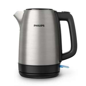 (Prime/Philips) Philips Daily Collection Metall-Wasserkocher-Feder-Deckel 1,7l