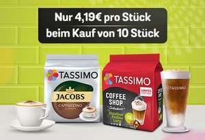 Tassimo Kaffeekapseln 40% Rabatt 3,59 pro Packung ab 11 Packungen