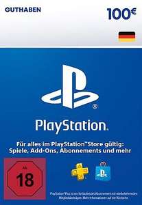 100€ PlayStation Store Guthaben | PSN Deutsches Konto