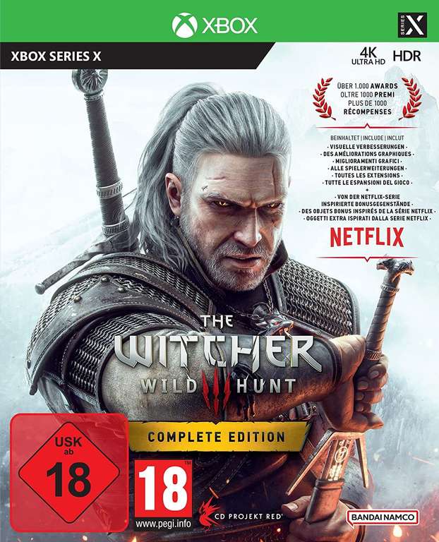 The Witcher 3: Complete Edition (PS5 & Xbox) für 25,99€ inkl. Versand (Amazon)
