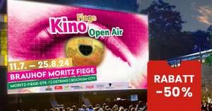 Fiege Kino Open Air 2024 Bochum (4 Tickets zum halben Preis)