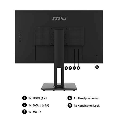 MSI PRO MP271PDE – 27 Zoll FullHD LED-Monitor mit IPS für 149€ (statt 190€)