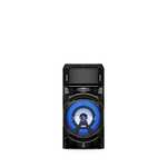 LG XBOOM RN5 Bluetooth-Lautsprecher, 500 W, 2 Kanäle, Bluetooth mit USB-Player, DAB/FM-Radio, Super Bass Boost, Multicolor LED-Leuchten