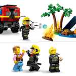 LEGO City 60412 Feuerwehrgeländewagen mit Rettungsboot, Offroad-Auto-Spielzeug (Prime/Otto Up)