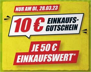 10 Euro Einkaufsgutschein ab einem Einkauf von 50 Euro [ B1 Baumarkt am Dienstag 28.03.]