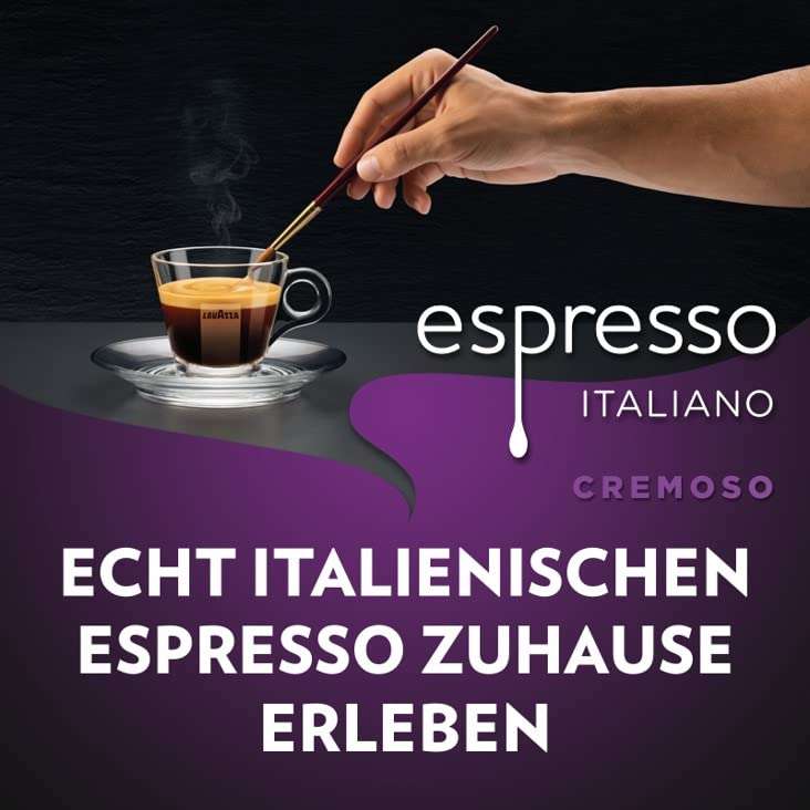 [Amazon Spar Abo] Lavazza Kaffeebohnen, Espresso Italiano Cremoso | personalisiert. Wieder verfügbar