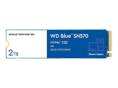 2TB WD Blue SN570 m.2 SSD NVMe WDS200T3B0C 3.0 x4, 3.500MB/s r/w, Saturn via eBay (Shoop möglich) auch als 1TB für 62,89