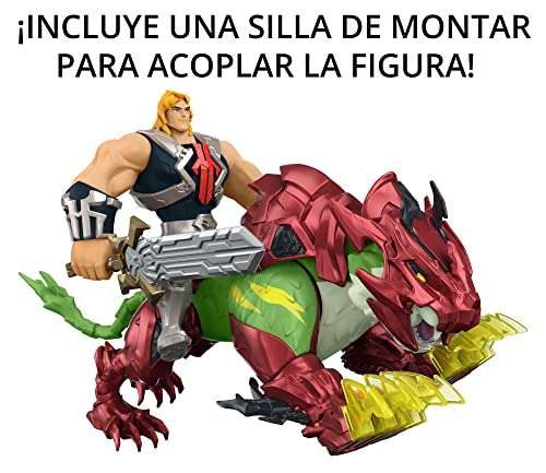 Masters of the Universe HDY31 - He-Man & MOTU Battle Cat Actionfigur (ca. 30cm lang) mit Power-Attack-Bewegung & Sattel für 9,99€ (Prime)