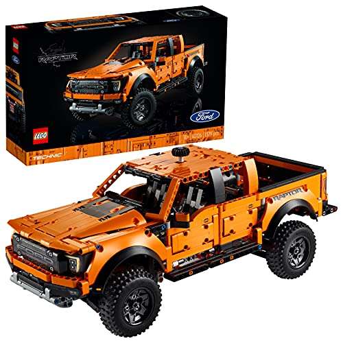 LEGO 42126 Technic Ford F-150 Raptor Pick-Up-Truck, Modellauto Für Erwachsene, Exklusives Sammlermodell, Idee
