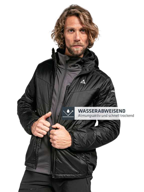 Schöffel Herren Hybrid Jacket Stams M, Wasserabweisende, atmungsaktive Outdoorjacke in Größe 50 (Prime)
