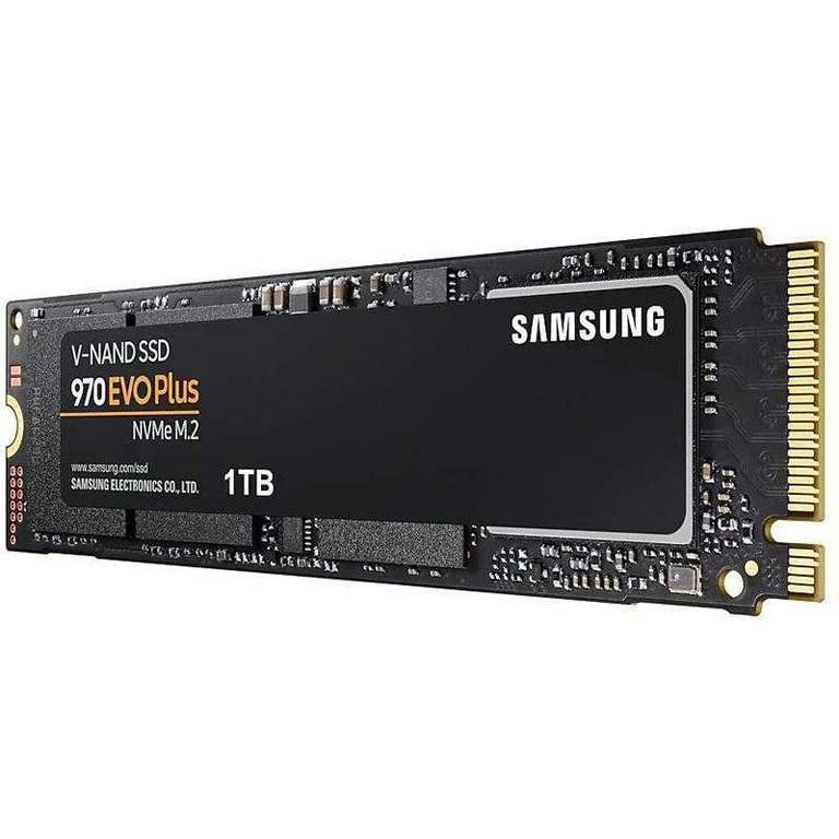 SAMSUNG 970 EVO Plus Festplatte Retail, 1 TB SSD M.2 via NVMe, intern