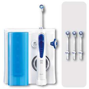 Oral-B Oxy Jet Reinigungssystem, Munddusche mit Mikro-Luftblasen-Technologie, 4 Aufsteckdüsen