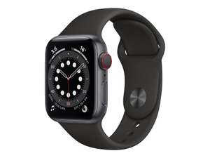 Apple Watch S6 (Gehäusefarbe grau, Armbandfarbe schwarz, OLED Display)