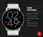 (Google Play Store) Red Blue Sky Light Watch Face (WearOS Watchface, digital)