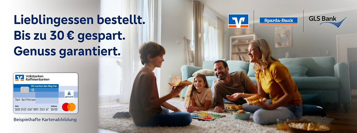 [Volksbank & Raiffeisenbanken] 30€ Cashback auf Online Käufe mit der girocard Debit MasterCard
