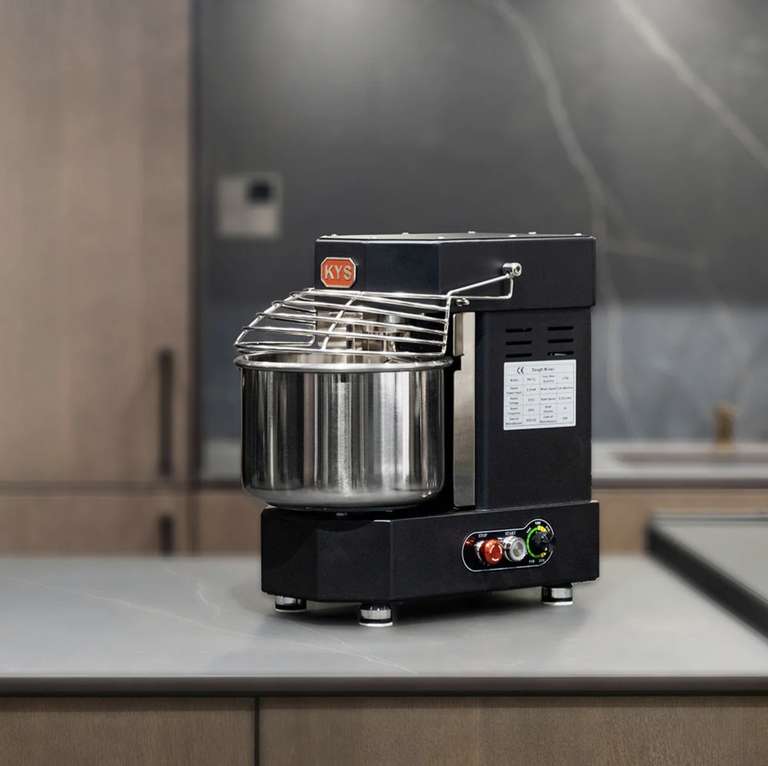 Spiral- Teigknetmaschine, Küchenmaschine für Pizza, Brot und Backwaren // KYS Pro Baker Mini