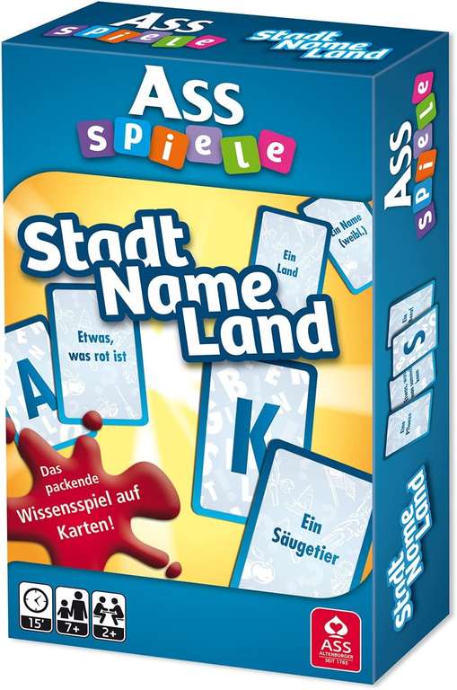 ASS Altenburger - Stadt Name Land, Familienspiel für 3,99€ (Amazon Prime)