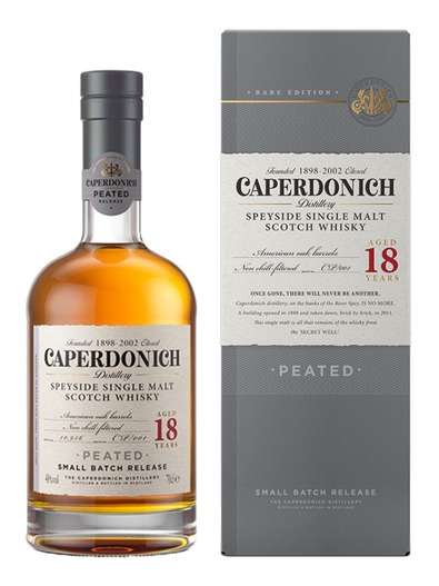 Caperdonich Speyside Single Malt Scotch Whisky 18 Jahre Peated 48% (Closed Destillery)